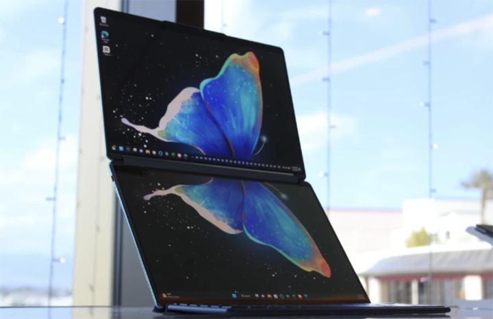 Lenovo ra mắt Yoga Book 9i có hai màn hình